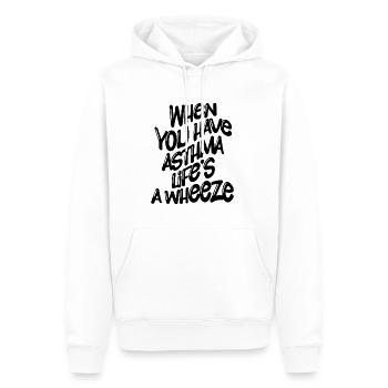 When You Have Asthma, Life's A Wheeze 4 - Männer Premium Bio Hoodie - Weiß - Vorne - Nico (187cm)