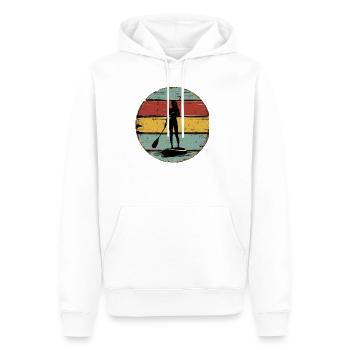 Standup Paddle 3 - Männer Premium Bio Hoodie - Weiß - Vorne - Nico (187cm)