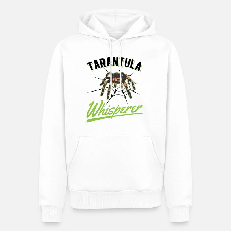 Tarantel Flüsterer Tarentula Whisperer - Sweat à capuche Premium bio Homme - blanc