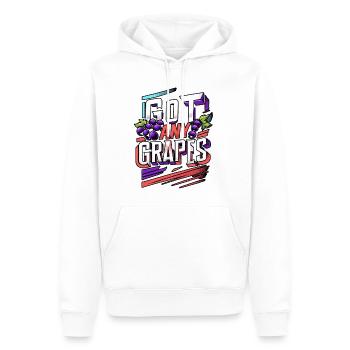 Got Any Grapes 11 - Männer Premium Bio Hoodie - Weiß - Vorne - Nico (187cm)