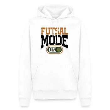 Futsal Mode On 13 - Männer Premium Bio Hoodie - Weiß - Vorne - Nico (187cm)