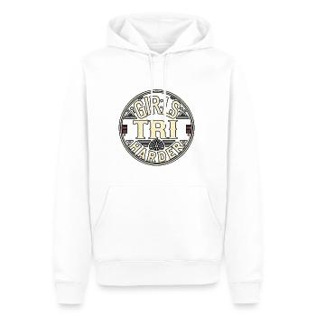 Girls Tri Harder 12 - Men’s Premium Organic Hoodie - white - Front - Nico (187cm)
