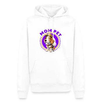 Mama Haustiere - Männer Premium Bio Hoodie - Weiß - Vorne - Nico (187cm)
