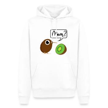 Kiwi Vogel Tier Frucht Obst Mama lustig Neuseeland - Männer Premium Bio Hoodie - Weiß - Vorne - Nico (187cm)