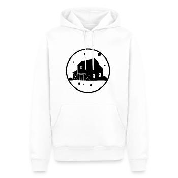 Scheune Bauernhof Ranch Ferien Urlaub - Männer Premium Bio Hoodie - Weiß - Vorne - Nico (187cm)