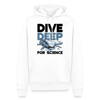 Meeresbiologie - Männer Premium Bio Hoodie - Weiß - Vorne - Nico (187cm)
