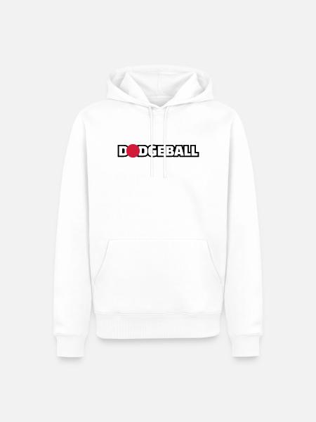Dodgeball - Men’s Premium Organic Hoodie - white