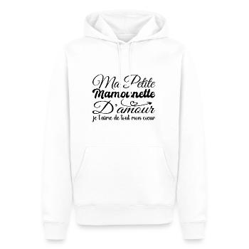Mamounette gift of love, mommy I love you - Men’s Premium Organic Hoodie - white - Front - Nico (187cm)