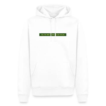 All you need is one million dollar lustige Idee - Männer Premium Bio Hoodie - Weiß - Vorne - Nico (187cm)