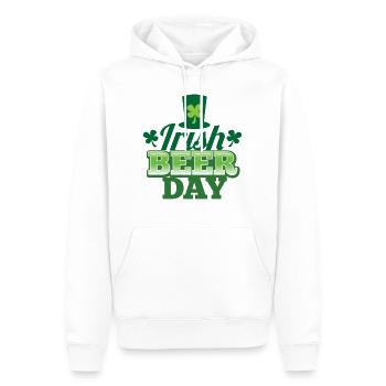 Irland Alkohol St. Patrick's Day Geschenk Irisch - Männer Premium Bio Hoodie - Weiß - Vorne - Nico (187cm)