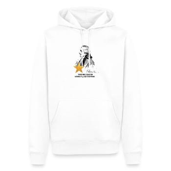 Alexander Hamilton - Männer Premium Bio Hoodie - Weiß - Vorne - Nico (187cm)