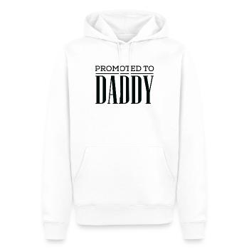 Cool gefördert zum Vati-T-Shirt - Männer Premium Bio Hoodie - Weiß - Vorne - Nico (187cm)