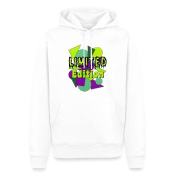 limited edition - Men’s Premium Organic Hoodie - white - Front - Nico (187cm)