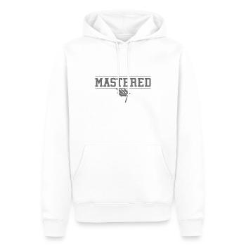 MBA Abschluss AK18 AK19 Abschlussklasse Prüfung - Männer Premium Bio Hoodie - Weiß - Vorne - Nico (187cm)
