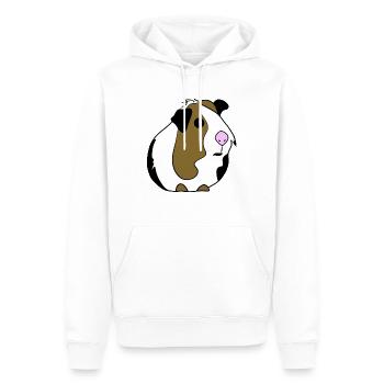 Meerschweinchen - Männer Premium Bio Hoodie - Weiß - Vorne - Nico (187cm)