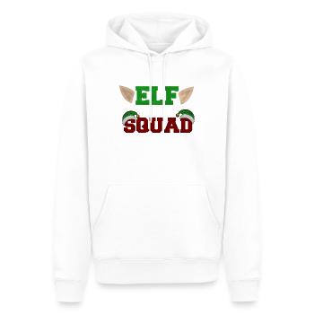 Elf Squad Funny Christmas Elves X Mas Design - Männer Premium Bio Hoodie - Weiß - Vorne - Nico (187cm)