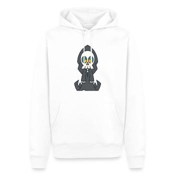 Mort mignons enfants drôles costume cadeau halloween - Sweat à capuche Premium bio Homme - blanc - Devant - Nico (187cm)