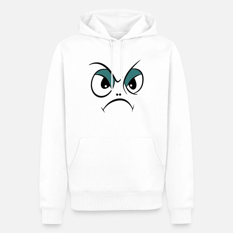 Mauvais regard - Sweat à capuche Premium bio Homme - blanc
