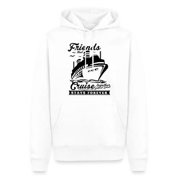 Kreuzfahrt Kreuzfahrer Kreuzfahrtschiff Spruch - Männer Premium Bio Hoodie - Weiß - Vorne - Nico (187cm)