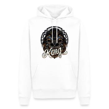 Gorilla - Männer Premium Bio Hoodie - Weiß - Vorne - Nico (187cm)