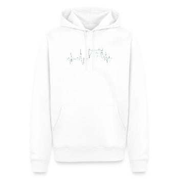 Sewing gift knitting - Men’s Premium Organic Hoodie - white - Front - Nico (187cm)