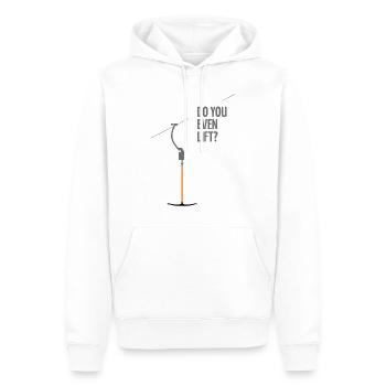 Téléskis Ankerlift Remorquage T-Bar Surface Lift - Sweat à capuche Premium bio Homme - blanc - Devant - Nico (187cm)