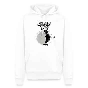 Sheep Dog Shepherd Maremmano Abruzzese Dog - Men’s Premium Organic Hoodie - white - Front - Nico (187cm)