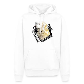 Team Maremmano Sheepdog Pastore Abruzzese Dog - Men’s Premium Organic Hoodie - white - Front - Nico (187cm)