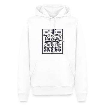 Skifahren Wintersport Skier Schnee Winter - Männer Premium Bio Hoodie - Weiß - Vorne - Nico (187cm)
