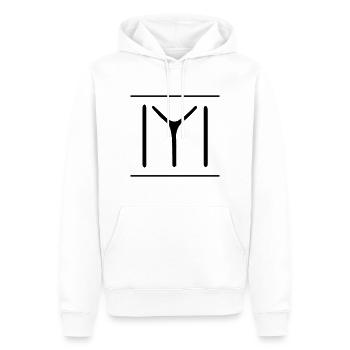 IYI T-Shirt, Kayi Boyu, Dirilis Ertugrul - Männer Premium Bio Hoodie - Weiß - Vorne - Nico (187cm)
