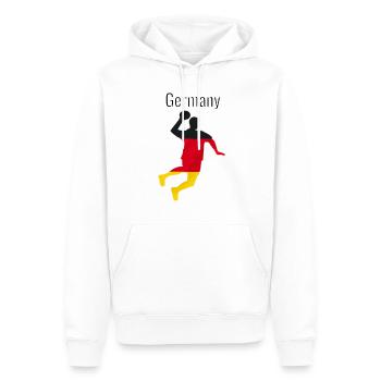 Handball World Cup Germany - Men’s Premium Organic Hoodie - white - Front - Nico (187cm)