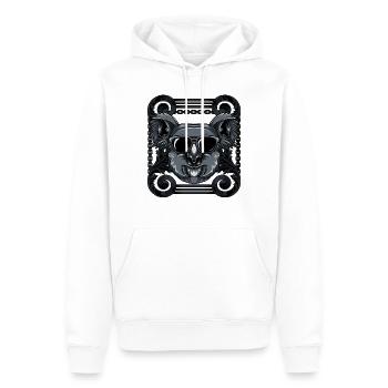 Koala - Männer Premium Bio Hoodie - Weiß - Vorne - Nico (187cm)