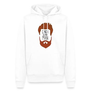Bart Spruch Frisör Barber Ginger Redhead Geschenk - Männer Premium Bio Hoodie - Weiß - Vorne - Nico (187cm)