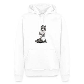 Waifu japanese anime - aesthetic - Männer Premium Bio Hoodie - Weiß - Vorne - Nico (187cm)