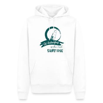 Sport Windsurfing Windsurfen Windsurfer Meer - Männer Premium Bio Hoodie - Weiß - Vorne - Nico (187cm)