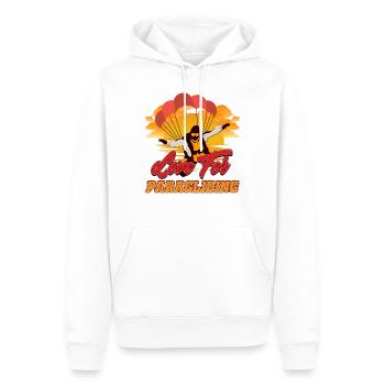 Gleitschirmfliegen Gleitschirmflieger Paragleiter - Männer Premium Bio Hoodie - Weiß - Vorne - Nico (187cm)