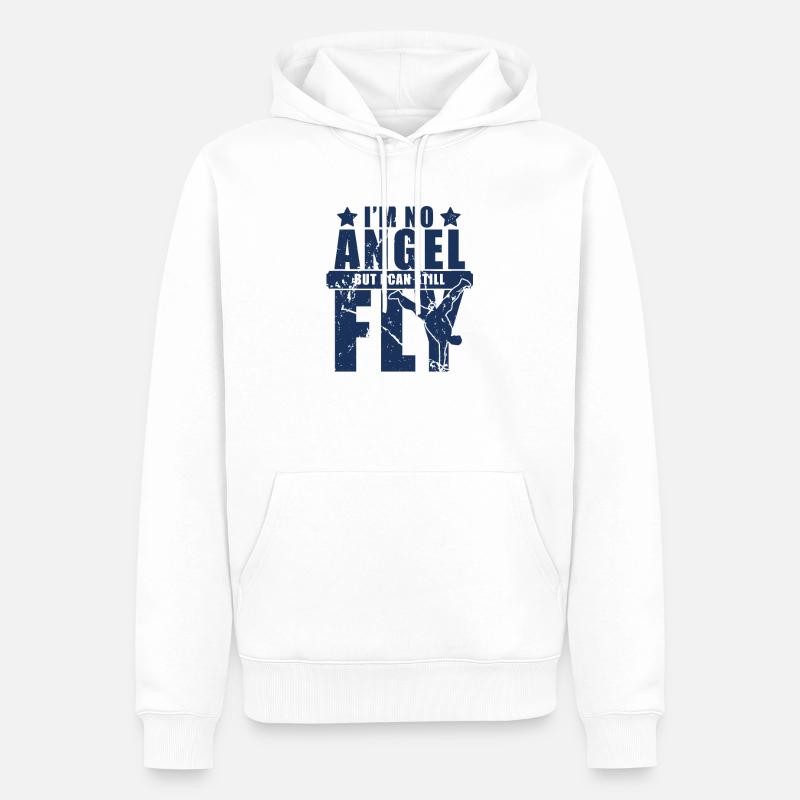 Break Breakdancing Dance Breakdancer Breakdance - Sweat à capuche Premium bio Homme - blanc