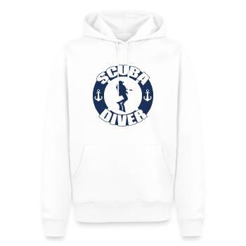 Tauchen Taucher Geschenk - Männer Premium Bio Hoodie - Weiß - Vorne - Nico (187cm)
