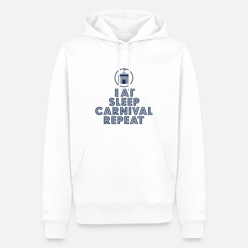 Carnaval - Sweat à capuche Premium bio Homme - blanc