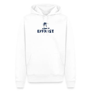 Turner - Sweat à capuche Premium bio Homme - blanc - Devant - Nico (187cm)