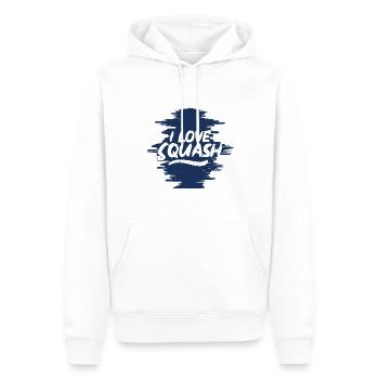 Team Squashspieler Spiel Squash Schläger Squash - Männer Premium Bio Hoodie - Weiß - Vorne - Nico (187cm)