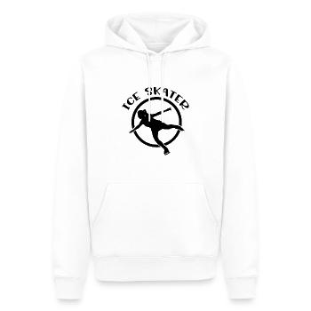 Eislauf - Männer Premium Bio Hoodie - Weiß - Vorne - Nico (187cm)
