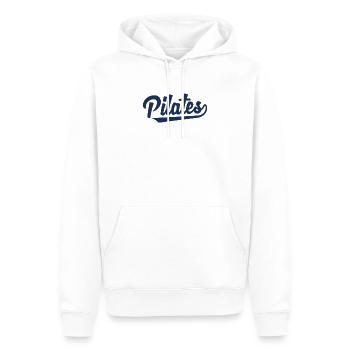 Pilates Fitness - Männer Premium Bio Hoodie - Weiß - Vorne - Nico (187cm)
