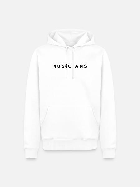 Musiker Musiker Musiker Musiker - Männer Premium Bio Hoodie - Weiß