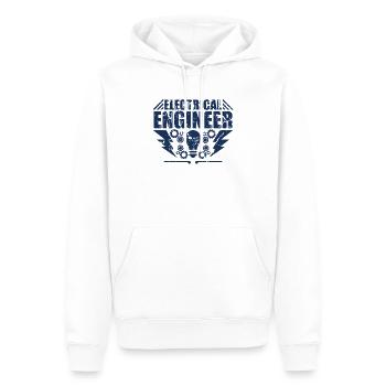 Elektroingenieur - Männer Premium Bio Hoodie - Weiß - Vorne - Nico (187cm)
