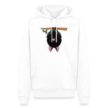 Nap Bat - Men’s Premium Organic Hoodie - white - Front - Nico (187cm)