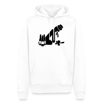 Bachelor Party Crew Member 2 - Sweat à capuche Premium bio Homme - blanc - Devant - Nico (187cm)