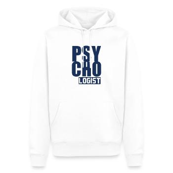 Psychologues thérapie cerveau psychologue psychologie - Sweat à capuche Premium bio Homme - blanc - Devant - Nico (187cm)