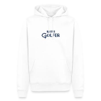 Minigolf Golf Minigolfen Minigolfer Golfen - Sweat à capuche Premium bio Homme - blanc - Devant - Nico (187cm)