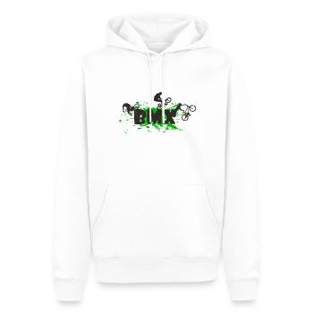 BMX - Sweat à capuche Premium bio Homme - blanc - Devant - Nico (187cm)